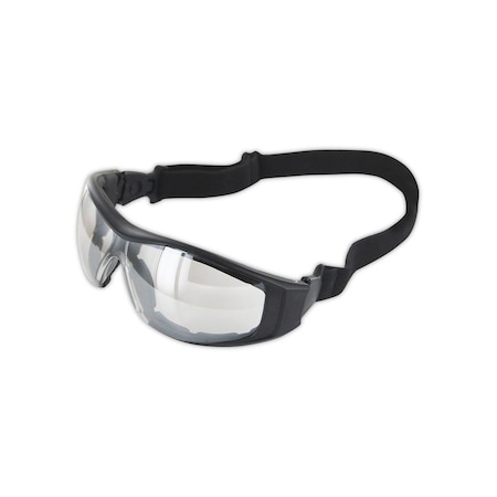Magid Safety Glasses, Anti-Fog, Indoor/Outdoor Lens, Black Frame, 1 PR G919AFIO